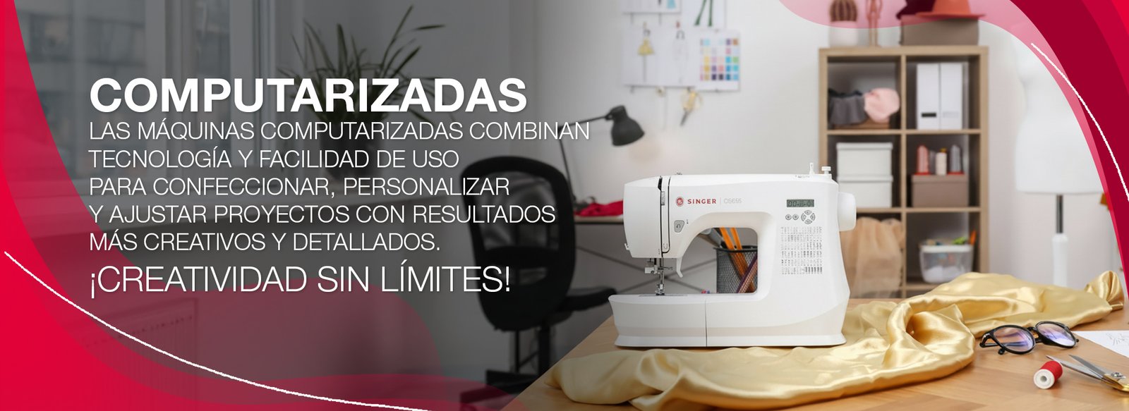 Máquinas de coser electrónicas - Singer